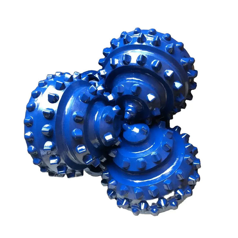 6 ((152.4mm) Material de carburo Tricone Rotary Bits de perfuração de petróleo e gás de extração de uso