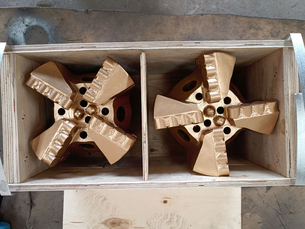 Sistema de Bits redondos de arrasto de aço ligado resistente ao desgaste para formação de perfuração média