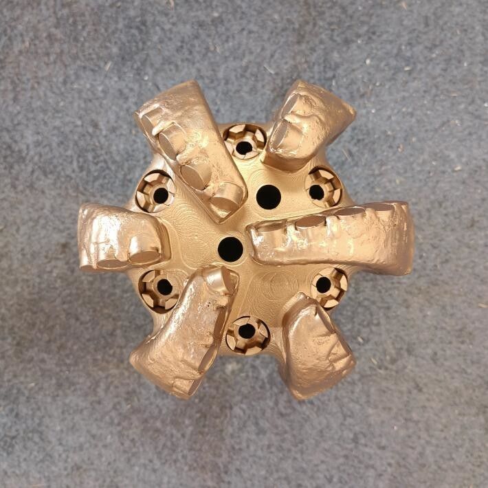Diamante 98mm 3 Blade Pdc Arc Angle Drill Bit Para Poço de Água Forragem de mina de carvão