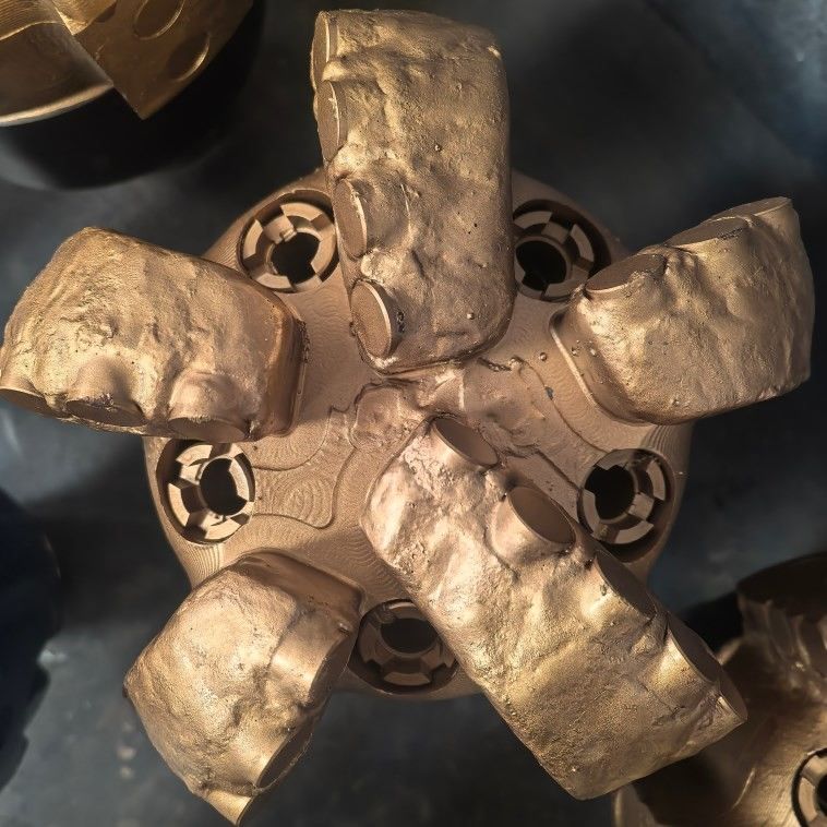 98 mm PDC de aço carbono Bits de perfuração de rocha para mineração de carvão mina subterrânea e perfuração de poços de água