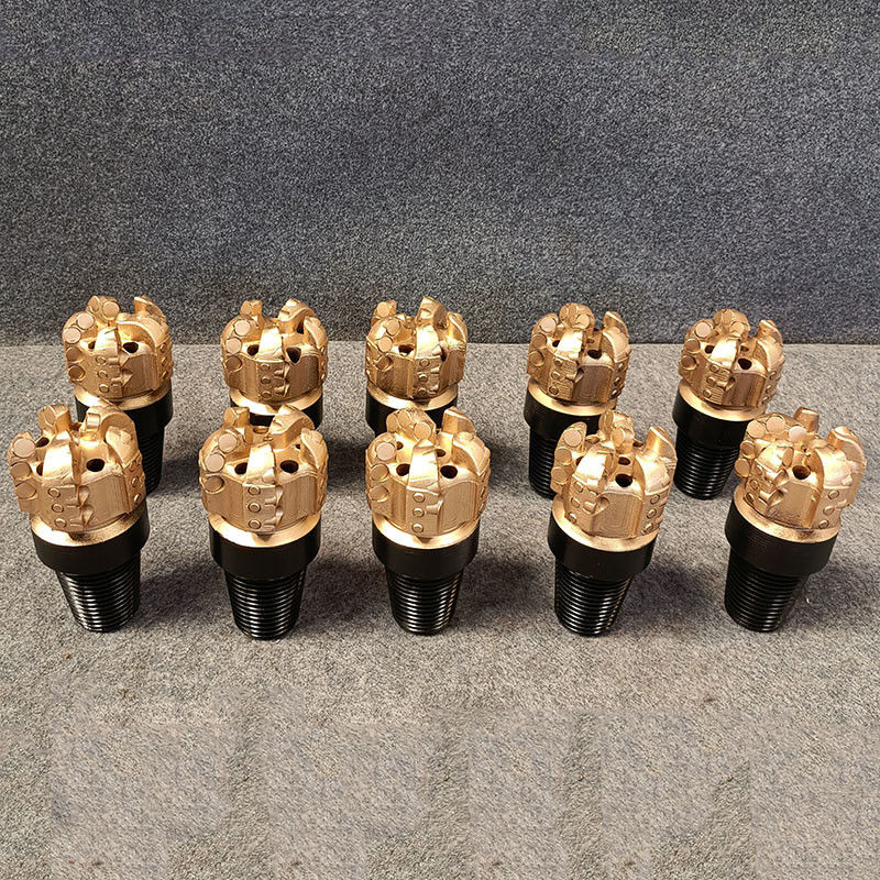 89mm 5 PDC Bits de perfuração Design personalizado para formações moles a médias moles em aplicações de mineração